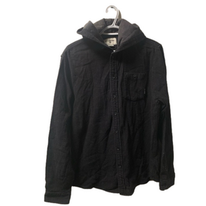Billabong black button down shirt Large